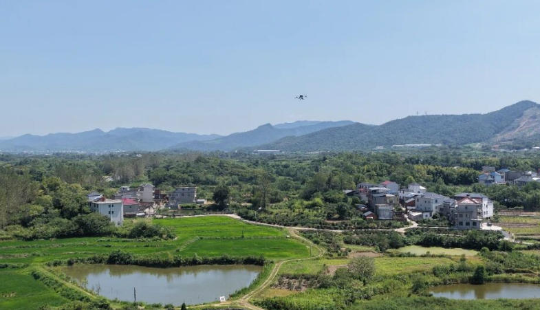无人机“天网”罩县域：湖口低空遥感让基层治理飞起来(图1)