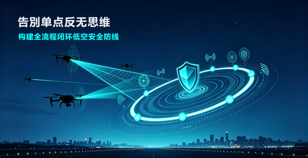 告别单点反无思维,构建全流程闭环低空安全防线(图1) 告别单点反无思维,构建全流程闭环低空安全防线(图1)