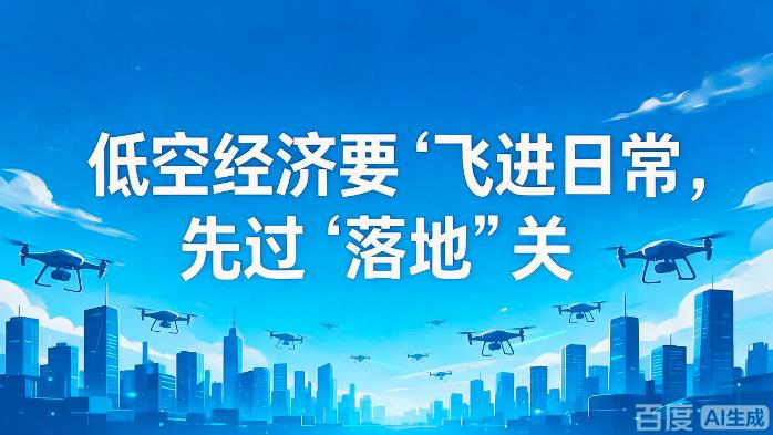 低空经济要“飞进日常”，先过“落地”关(图1)