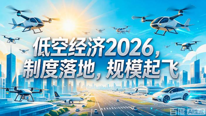 低空经济2026，制度落地，规模起飞(图1)