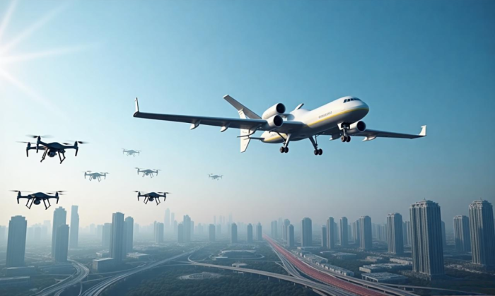 空中物流新时代！陕西开通首条低空"科研快线" 日配送量突破30架次(图1)