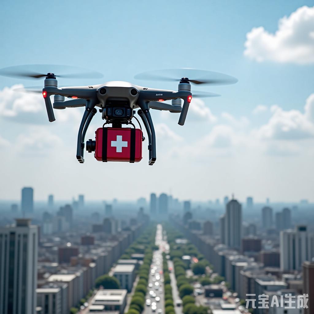 从医院到洞庭湖，岳阳低空物流首飞成功，新赛道加速布局(图1)