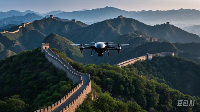 飞越长城，解码低空经济下的未来文旅新图景(图1)