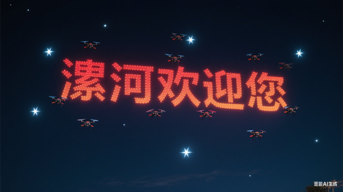 千机点亮夜漯河：解码低空经济与文旅融合的 “流量密码”(图1)