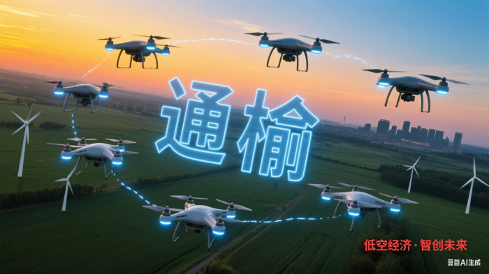 通榆无人机首飞：低空经济新引擎轰鸣启航(图1)