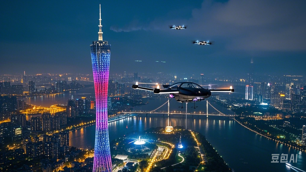 广州低空经济“狂飙”：飞行汽车、空中观光、智慧农业，下个万亿风口？(图1)