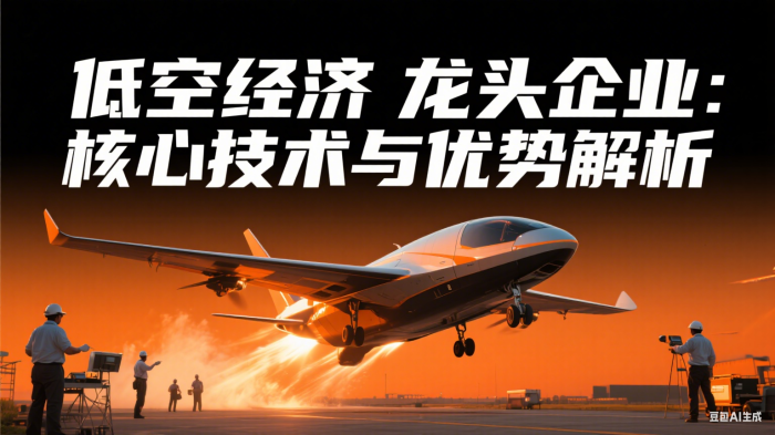 低空经济龙头企业的“硬核”技术与优势(图1)