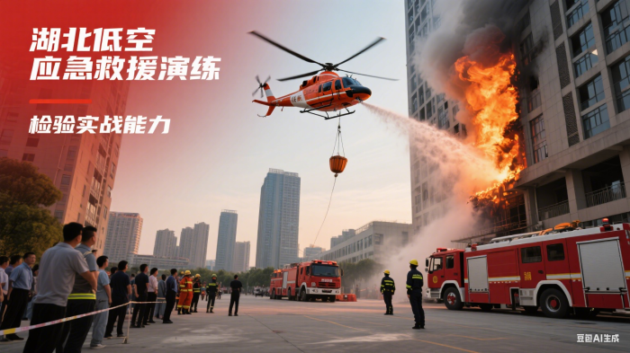 低空应急演练：湖北如何构建全方位救援体系？(图1)
