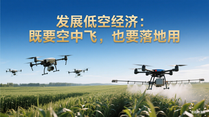 “既要空中飞，也要落地用”：低空经济的未来之路(图1)