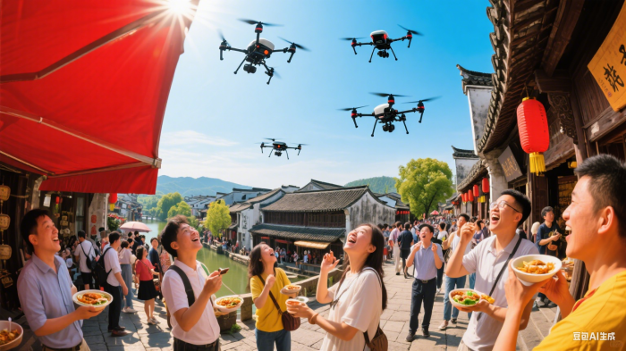浙江古城“先飞”：低空经济的“越城模式”(图1)