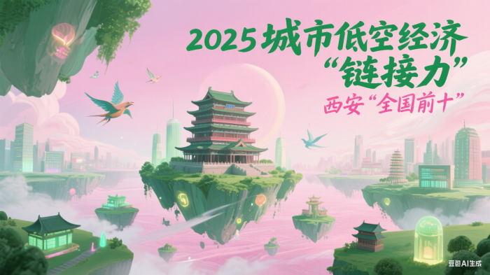 西安低空经济冲进全国前十，背后藏着哪些“硬核实力”？(图1)