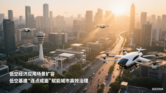 低空基建“连点成面”，城市治理水平再上新台阶(图1)