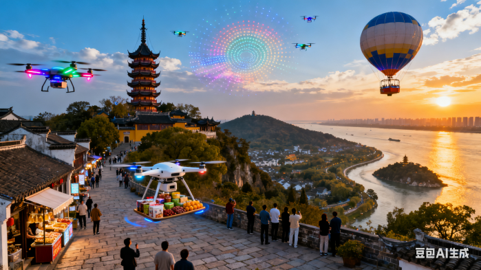 镇江：低空经济描绘城市发展(图1)