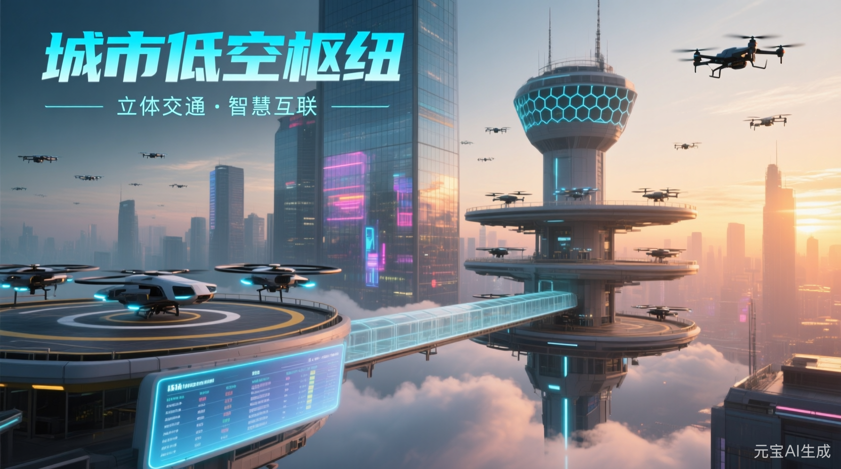 2026年前建成13个低空枢纽，打造“15分钟低空生活圈”(图1)