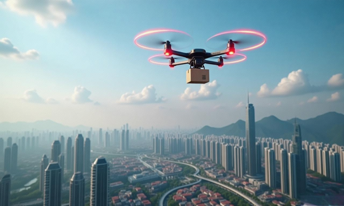 "空中快递"20分钟送达!中国首个低空经济生态圈在深圳成型(图1) "空中快递"20分钟送达!中国首个低空经济生态圈在深圳成型(图1)