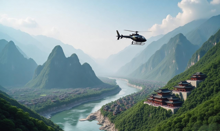 洪雅打造低空经济引领区!眉山首条观光航线试飞成功,万亿产业新赛道开启(图1) 洪雅打造低空经济引领区!眉山首条观光航线试飞成功,万亿产业新赛道开启(图1)