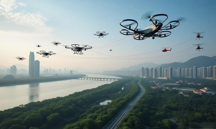 两会聚焦：低空经济如何在长三角 “振翅高飞”(图1)